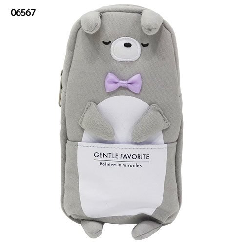 おすわりアニマル[ペンポーチ]スウェットペンケース/2nd